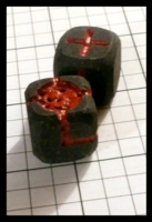 Dice : Dice - 6D - Lava Dice Fudge and Dungeon - KC Gift Aug 2013